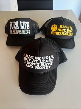 Funny trucker hats bundle
